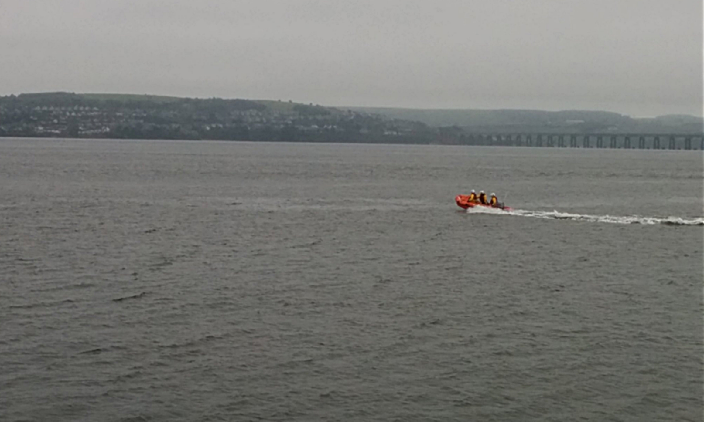 Broughty Ferry lifeboat had been searching the Tay