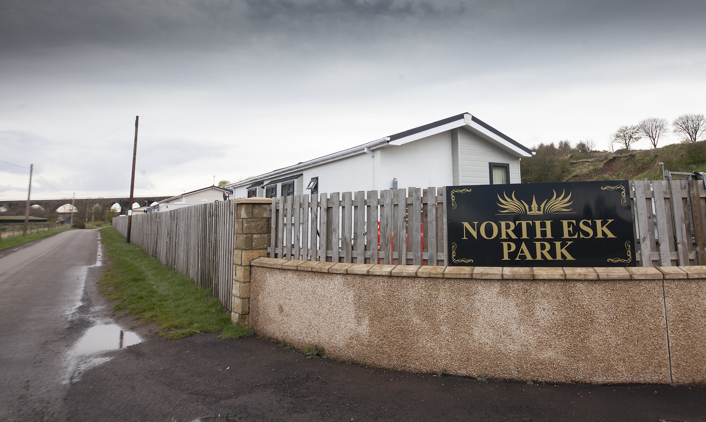 Travellers at their ' North Esk Park' near St Cyrus