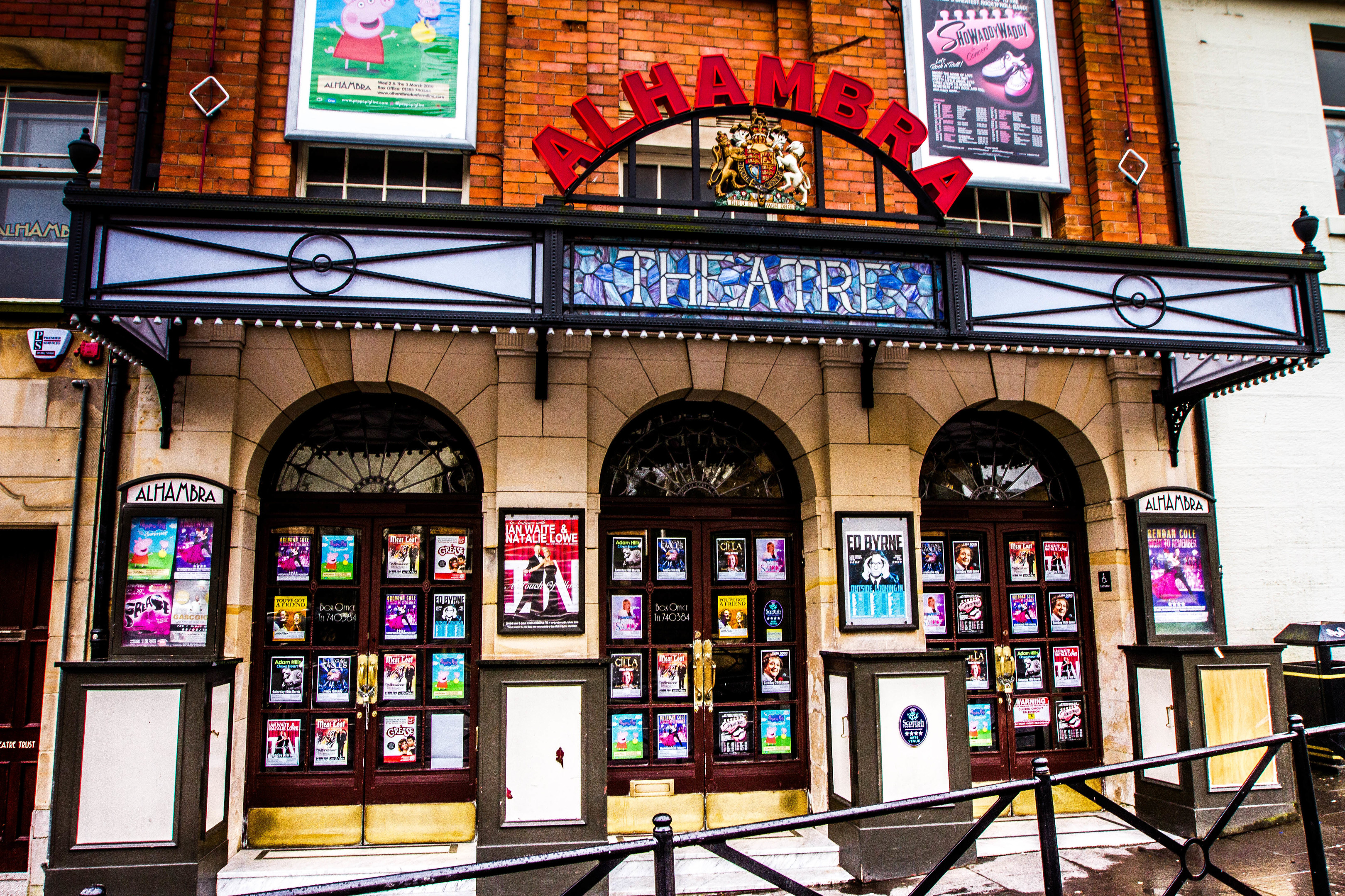 The Alhambra Theatre in Dunfermline.