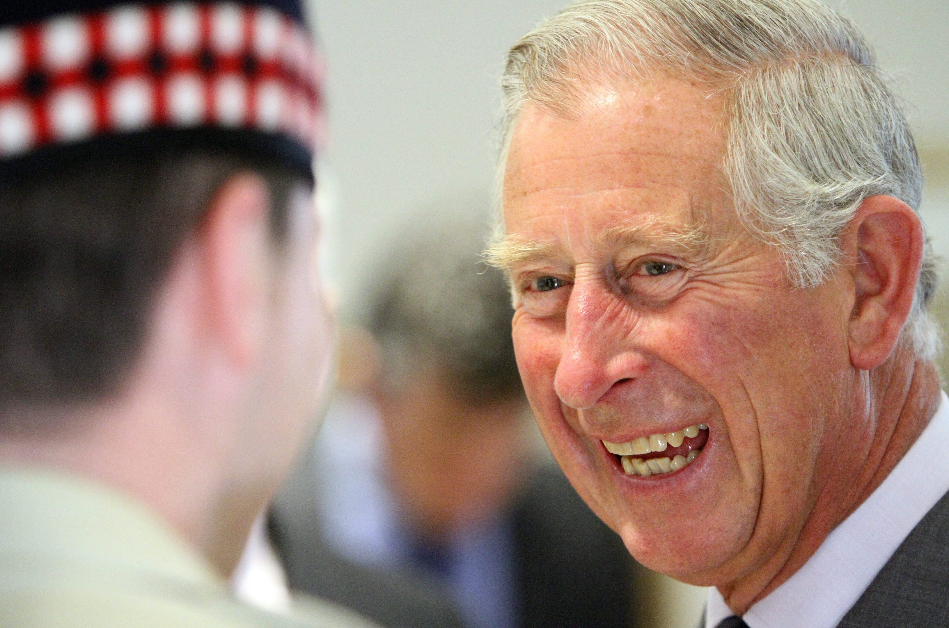 Prince Charles on a visit to Perth.