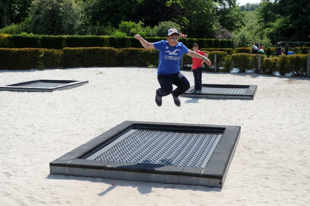 Trampoline fun!