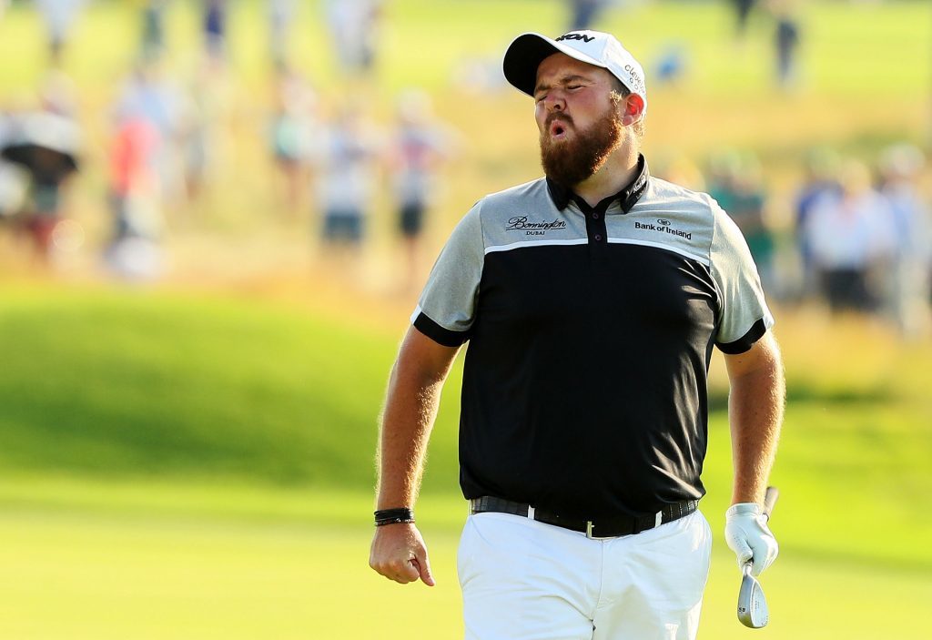 Shane Lowry sees another shot slip away.