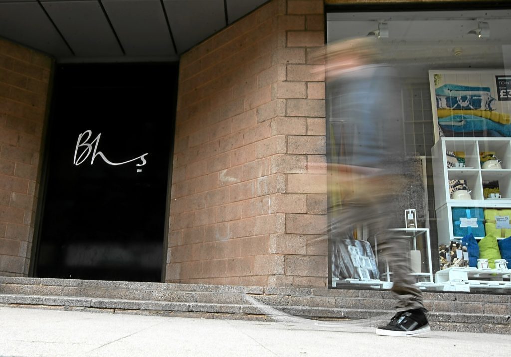 The BHS store in the Wellgate Centre