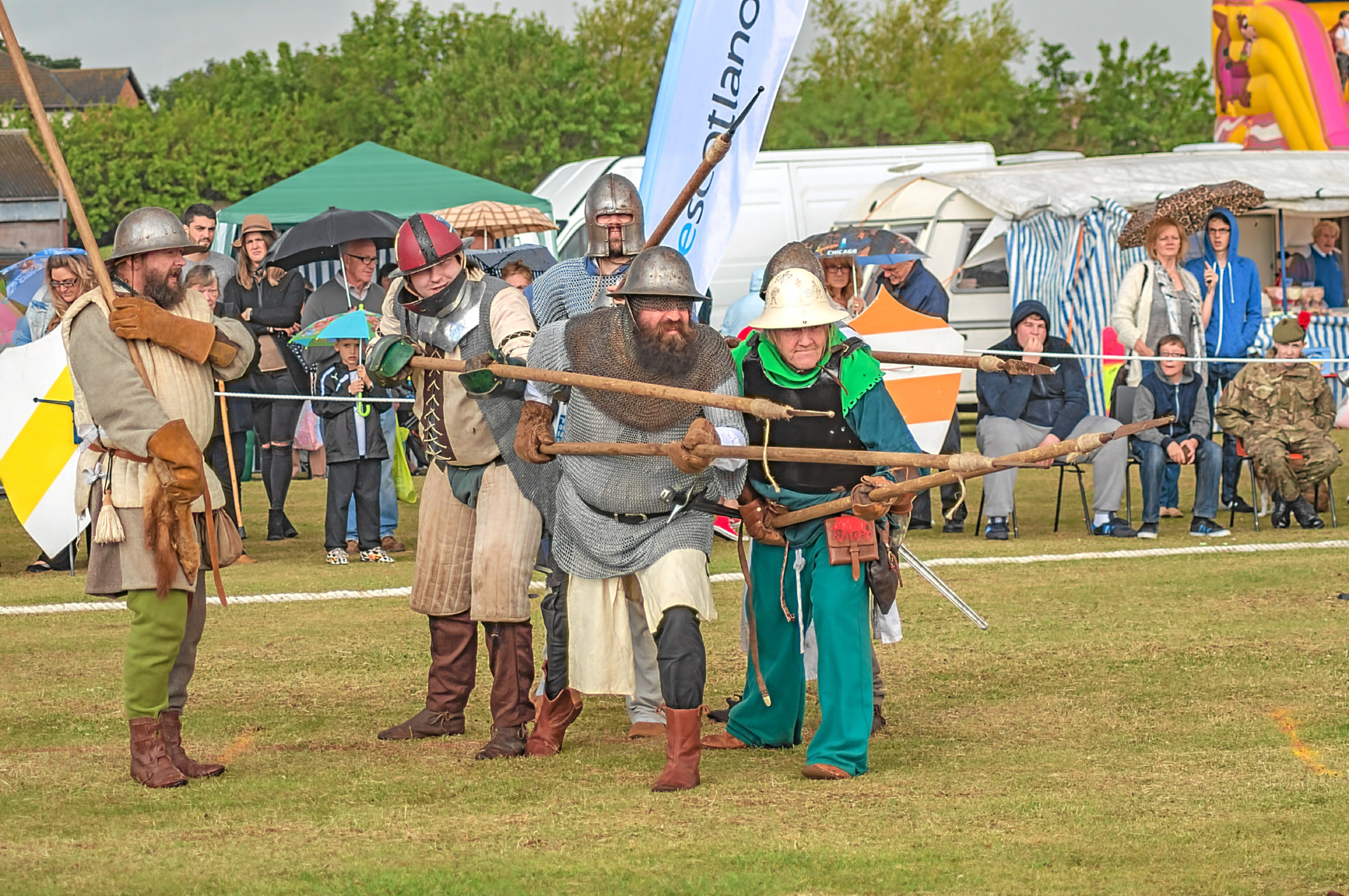 The Knights of Monymusk at the 2015 fair.