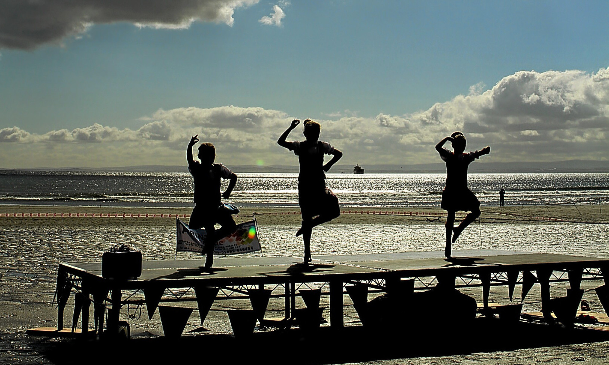 Dancers at a previous Kirkcaldy Beach Highland Games.