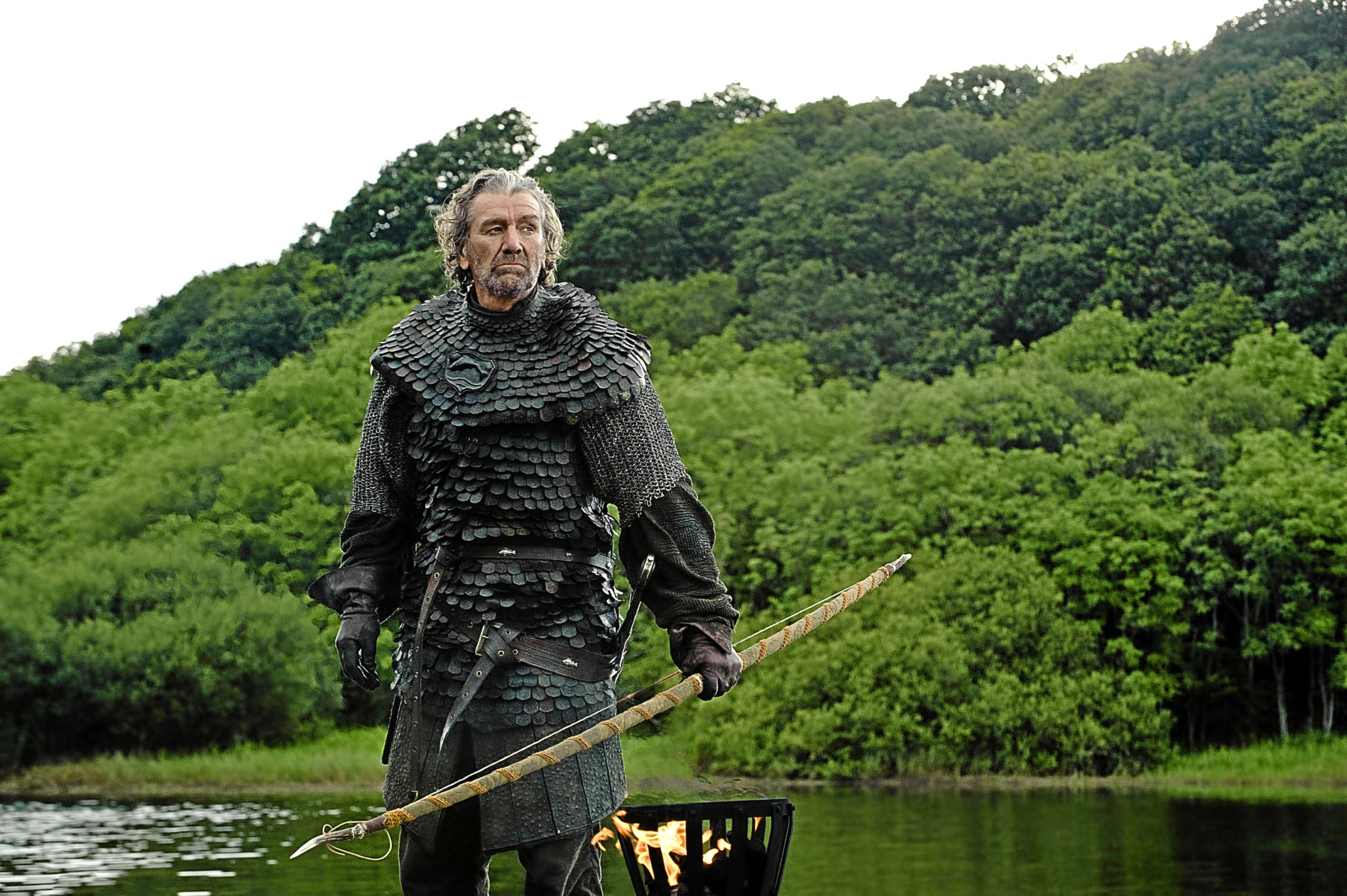 Clive Russell as Ser Brynden "The Blackfish" in Game of Thrones.