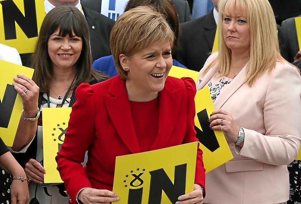 Nicola Sturgeon adamantly wants to stay in Europe but is there a temptation among some Nationalists to want to leave?