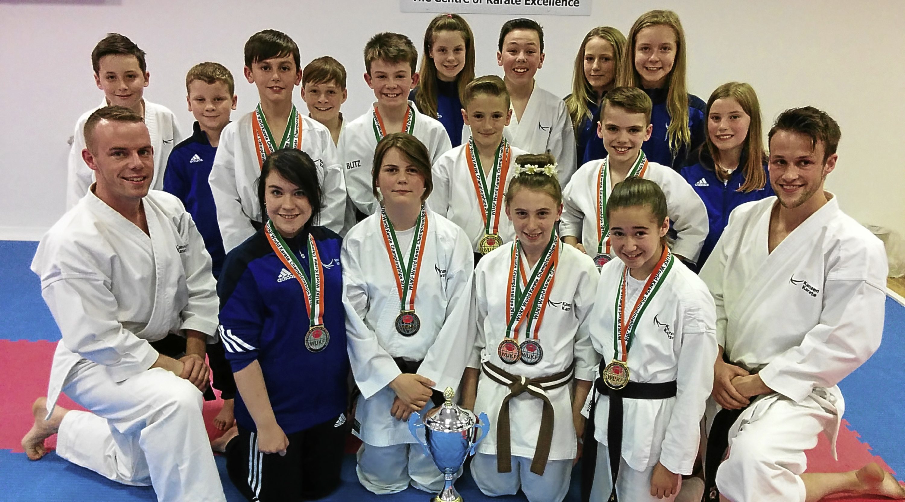 Warm welcome home for Tayside's world conquering karate kids