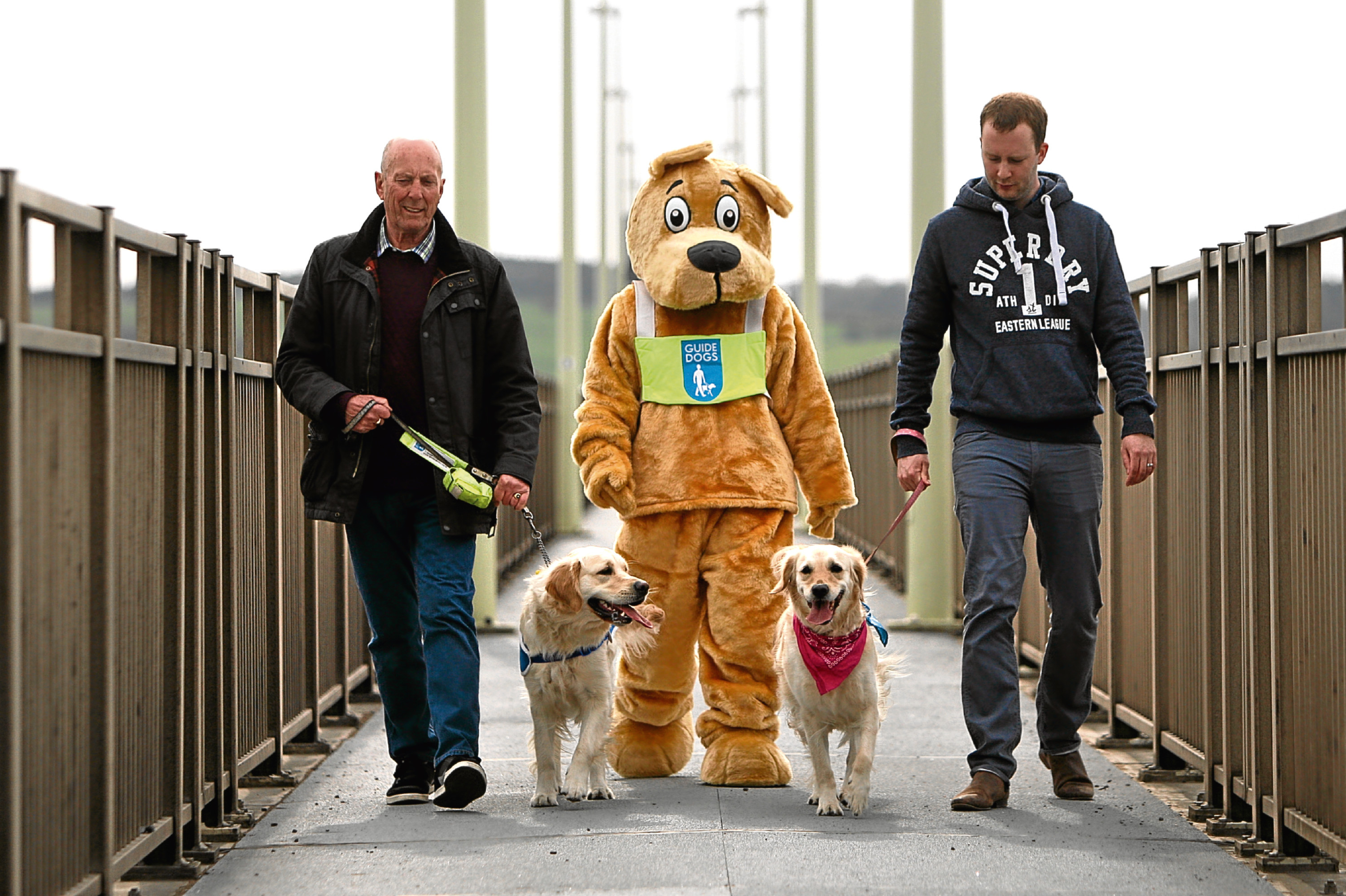 Dog walkers at the launch of Taykover in May.