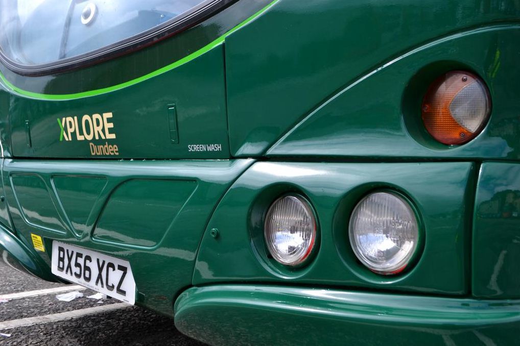 Xplore Dundee's buses have been attacked in Whitfield.