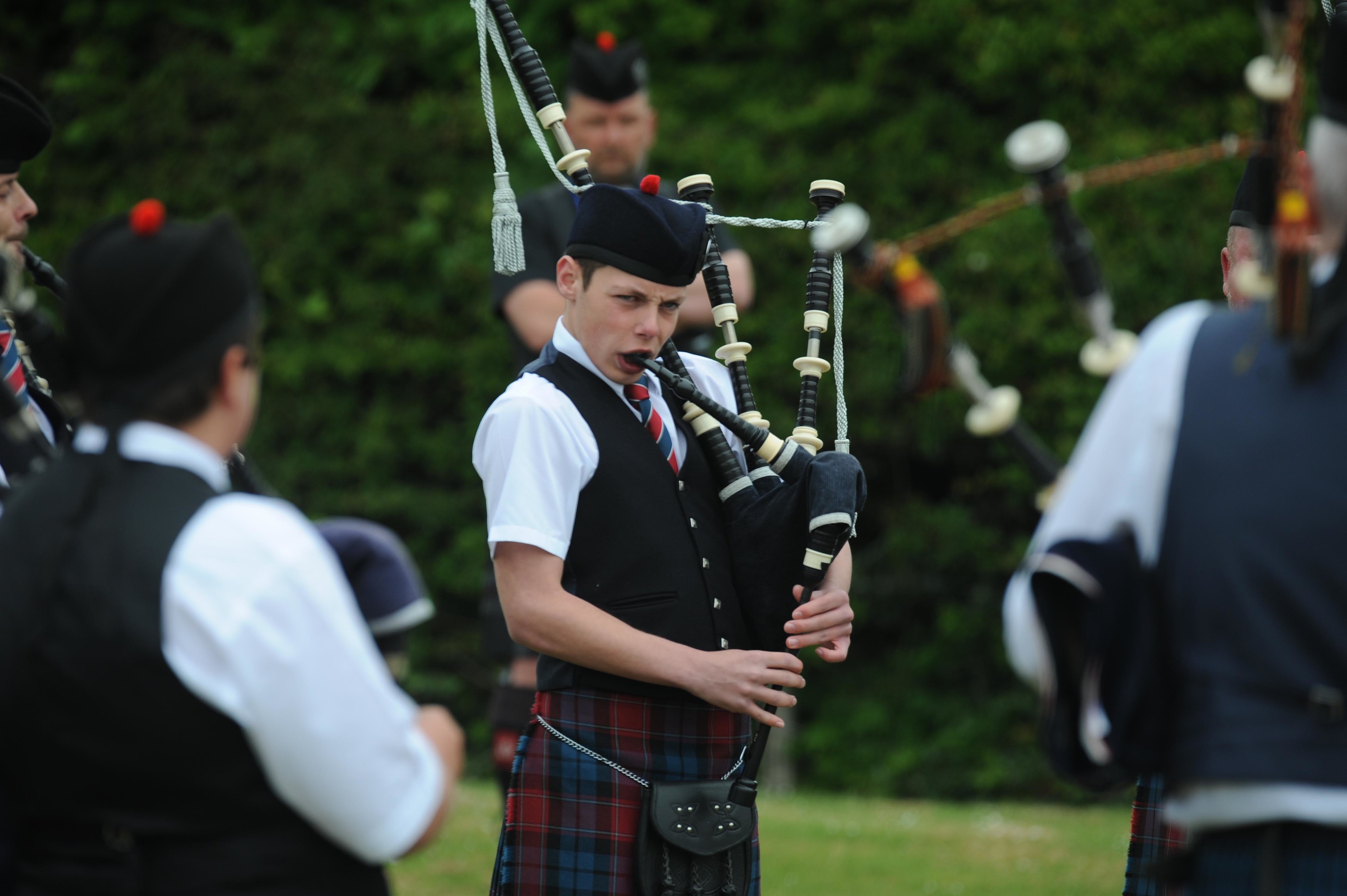 The pipe band contest was one of the highlights at Markinch.