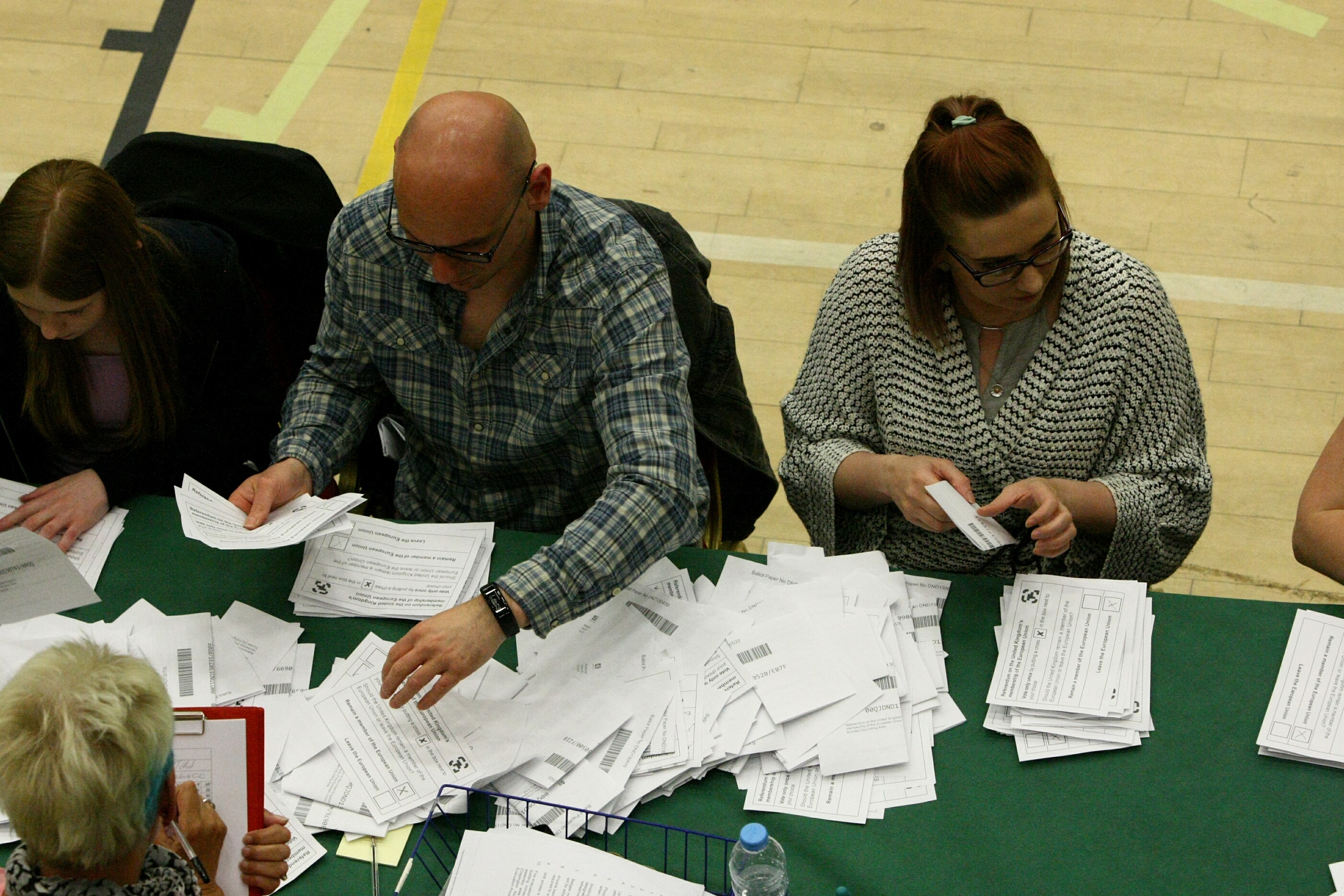 Dundee's count was held at the DISC.