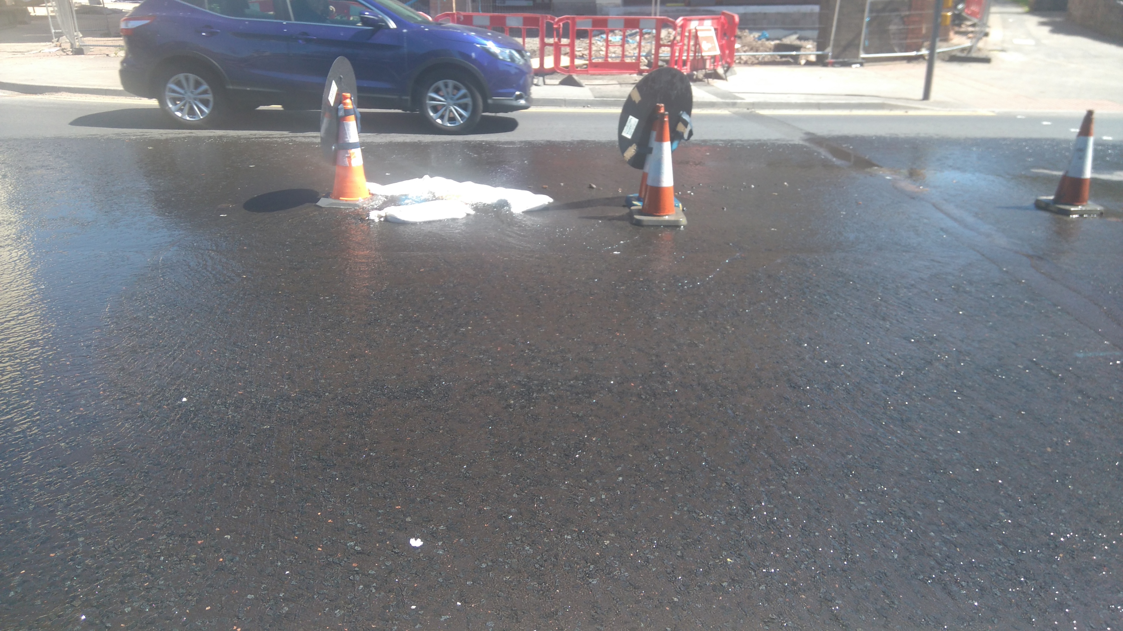 The leak on Dens Road.