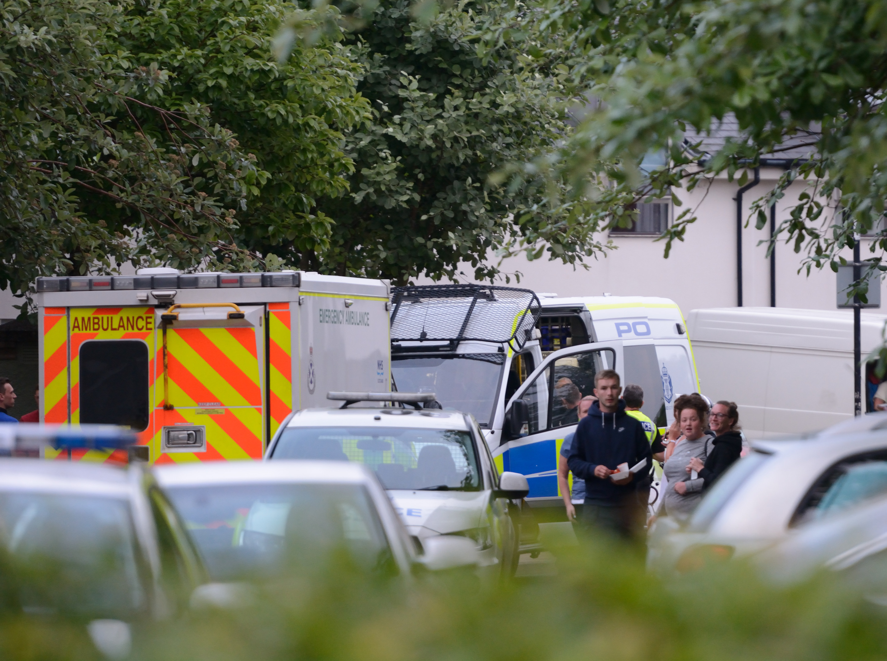 Police at the incident in Fairfield.