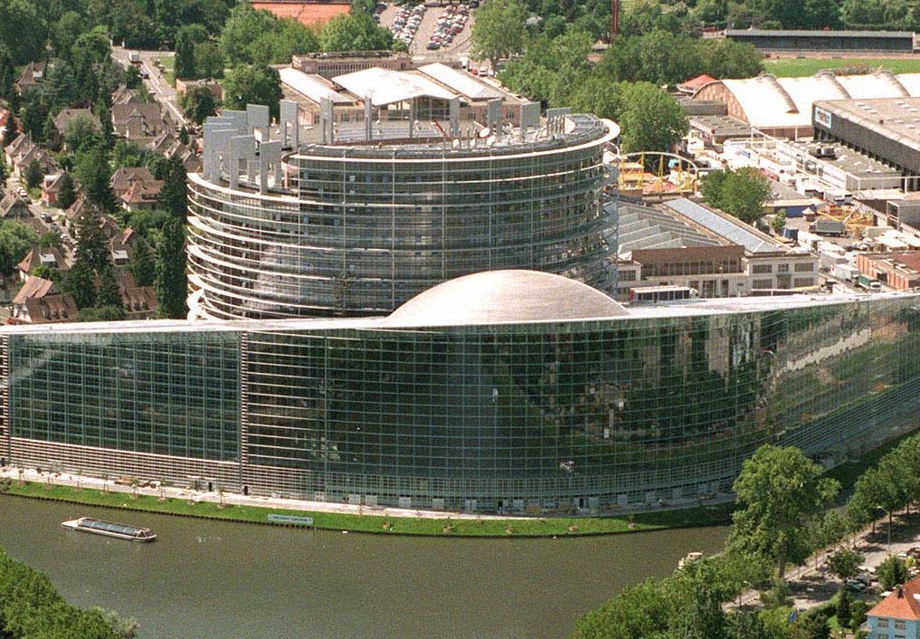 The European Parliament in Strasbourgh