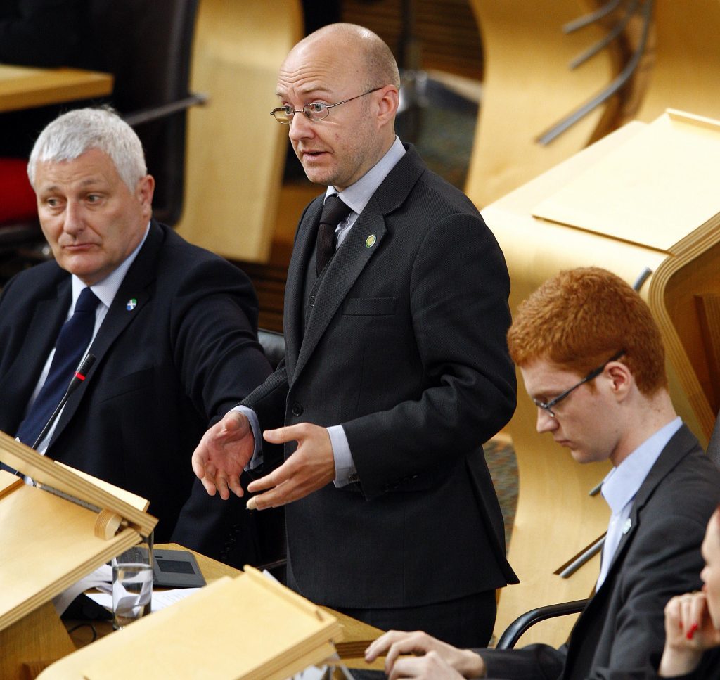 Scottish Green co-convener Patrick Harvie MSP 