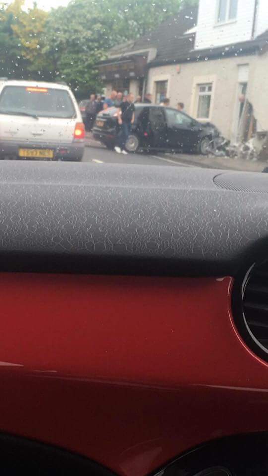 A picture of the crash was posted on Facebook.