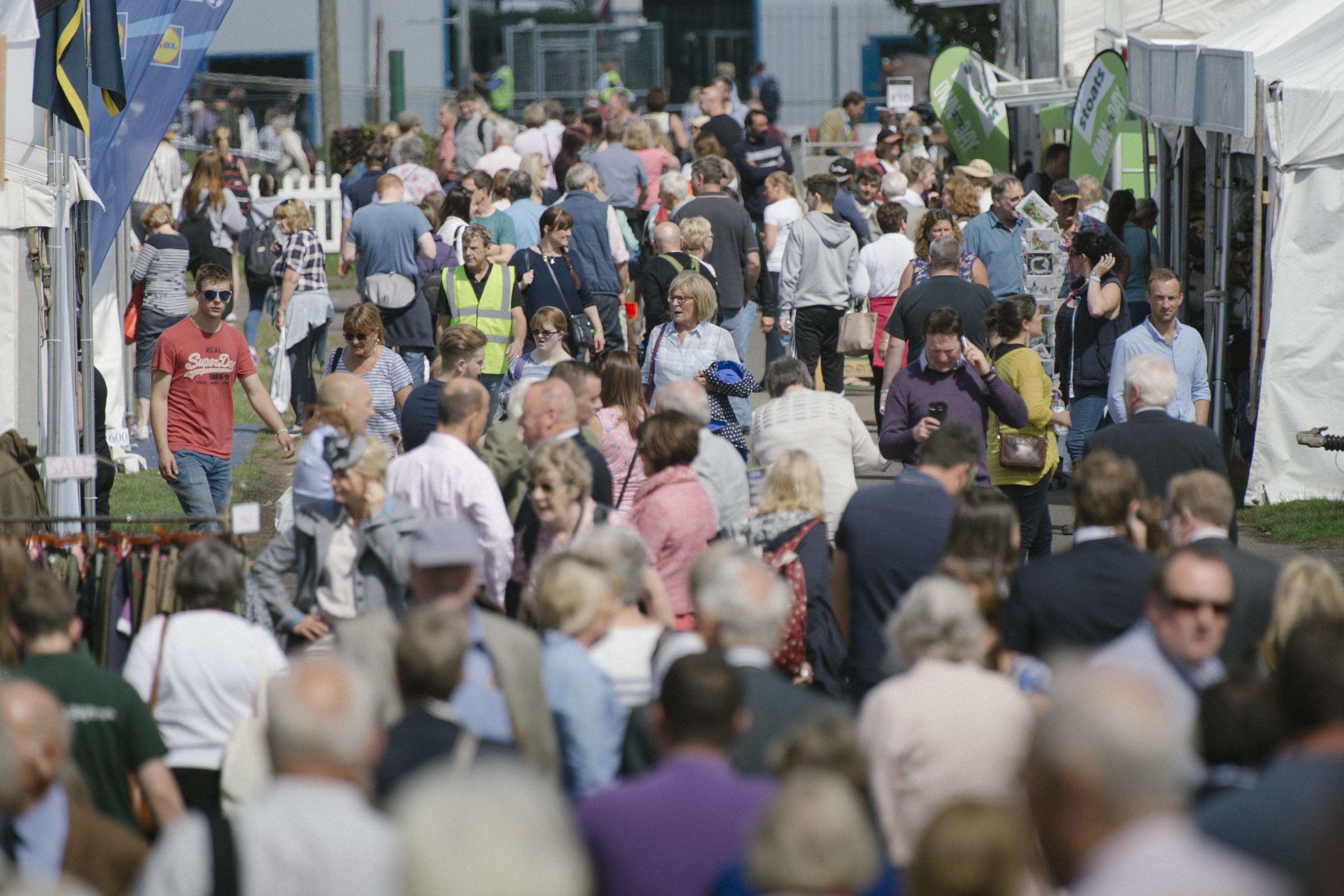 Consumers tasted and sipped their way round the show