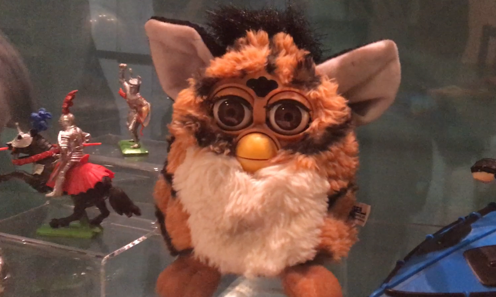 Furby on display at Perth Museum and Art Gallery.