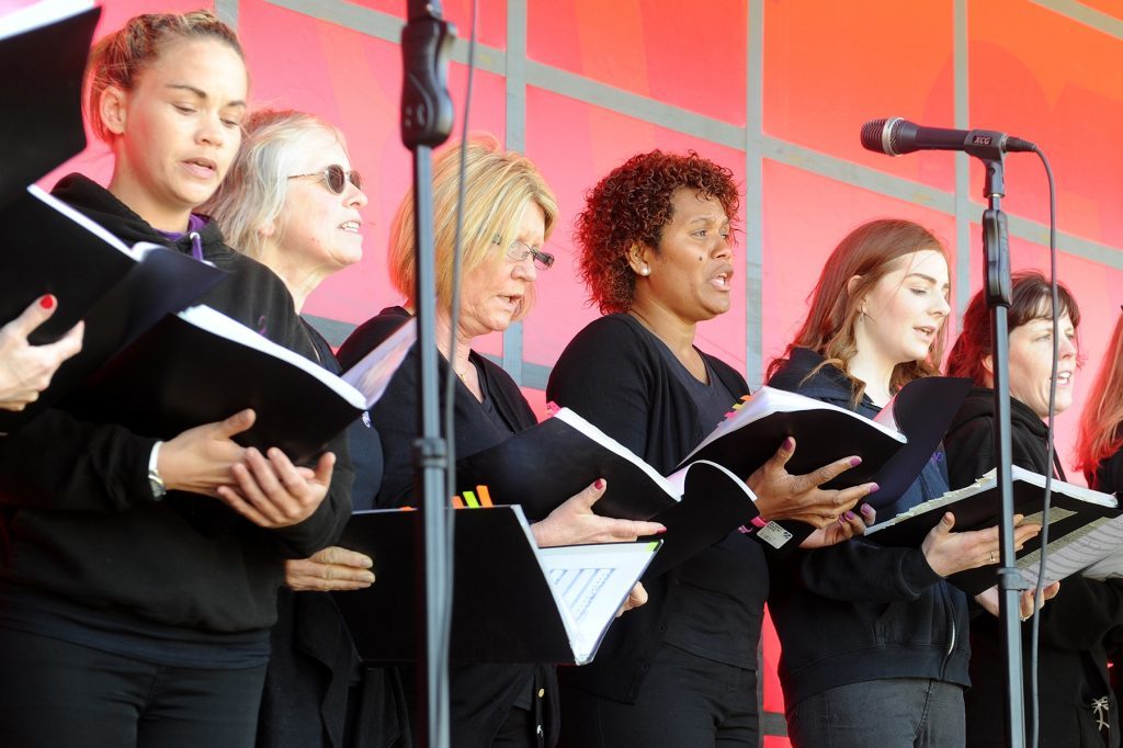 The Condor Military Wives Choir.