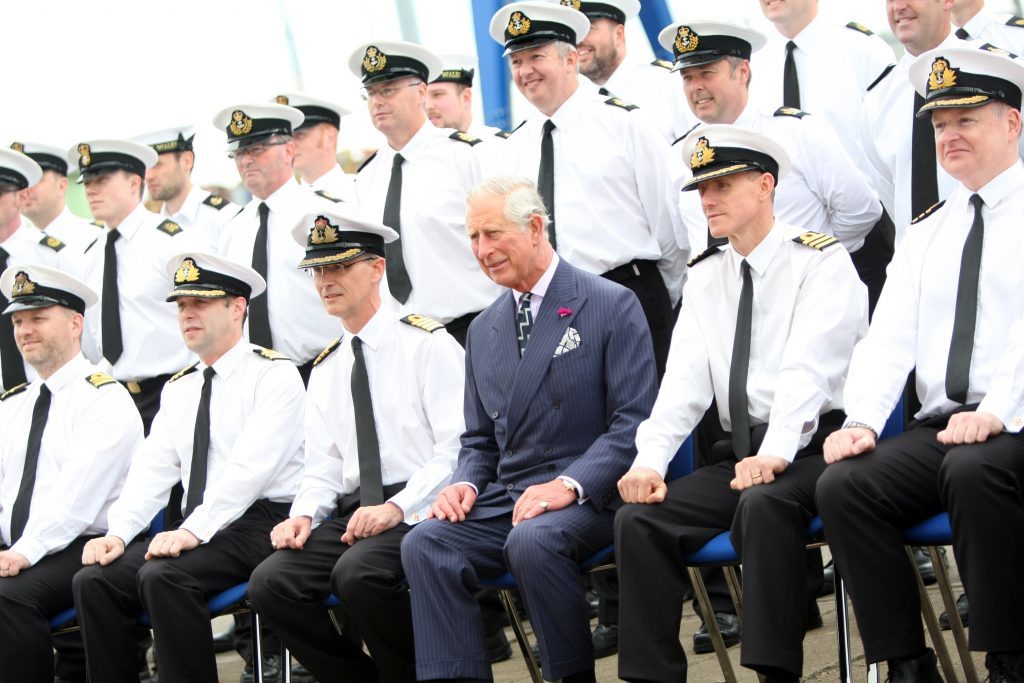 Courier News - PrinceCharles - Aircraft Carrier - Babcock - Rosyth. Prince Charles visiting aircraft carrier named after himself. Which will be nice. He’ll be touring the ship, meeting dockyard workers before striking a gavel that places the final piece in to the flight deck. Picture shows; HRH Prince Charles, Duke of Rothesay visiting Rosyth Dockyard, Monday 20 June 2016.