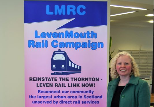 Claire Baker MSP supports reinstating the Levenmouth rail link