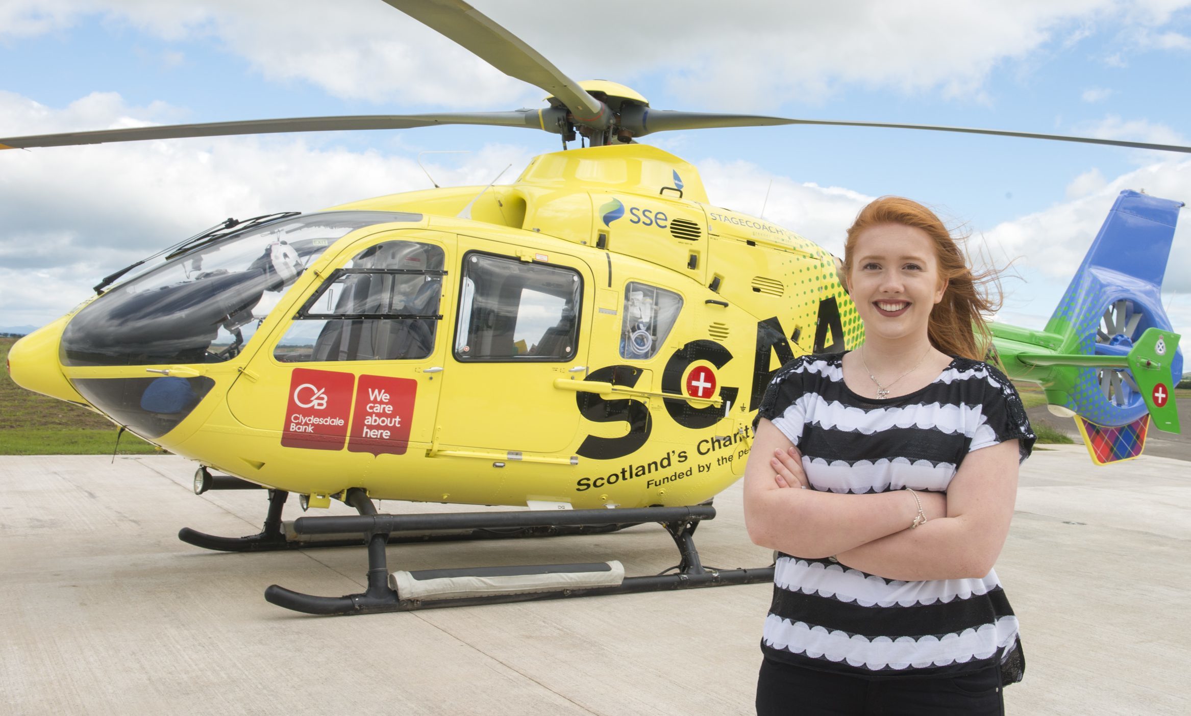 Teenager Lucy Smith thanks the SCAA team who came to her rescue after 2015 accident.