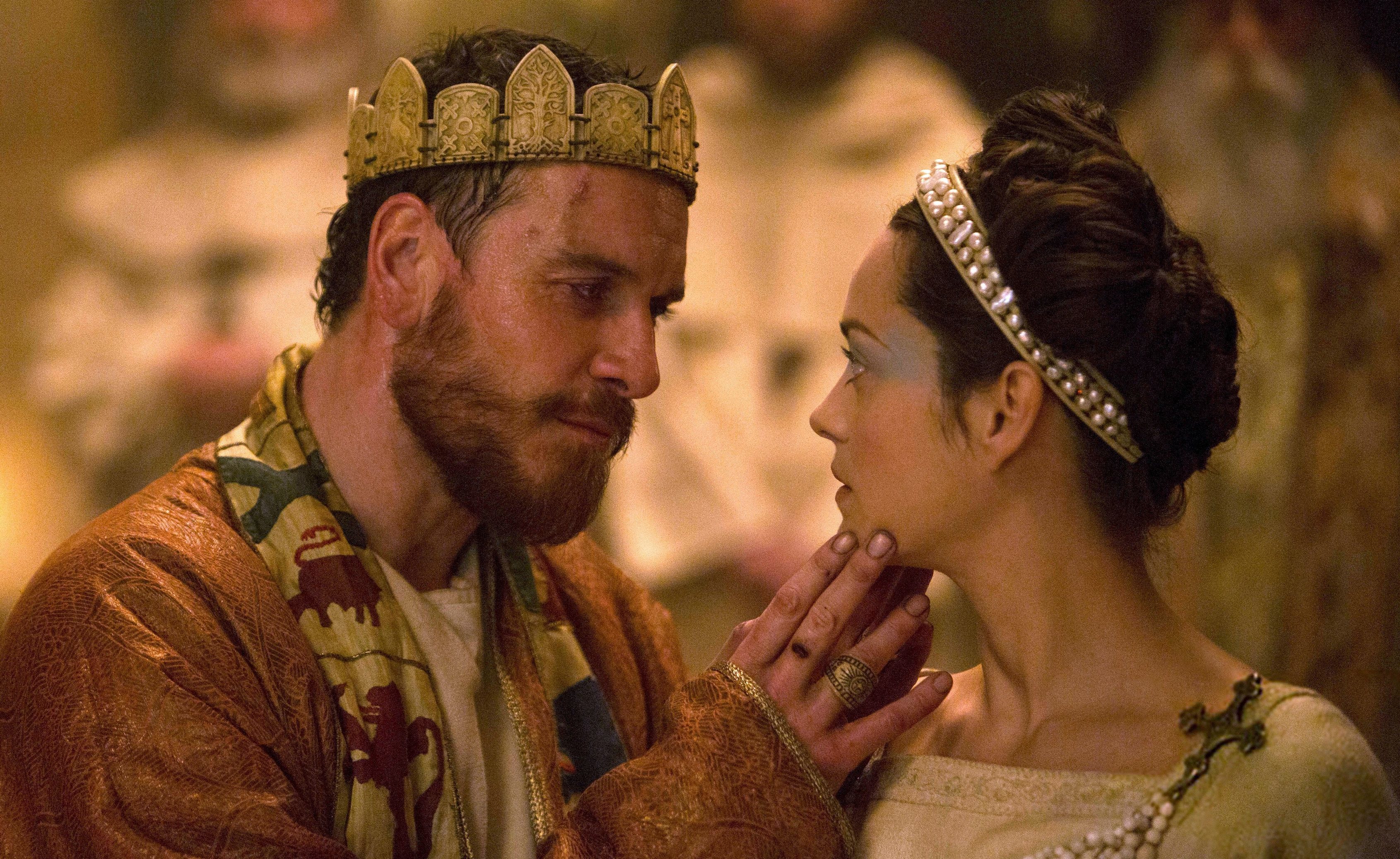 Michael Fassbender and Marion Cotillard in the 2015 film adaptation of Macbeth.