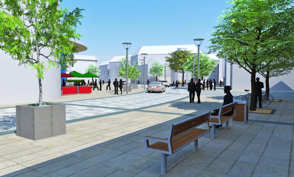 How the revamped Mill Street could look.