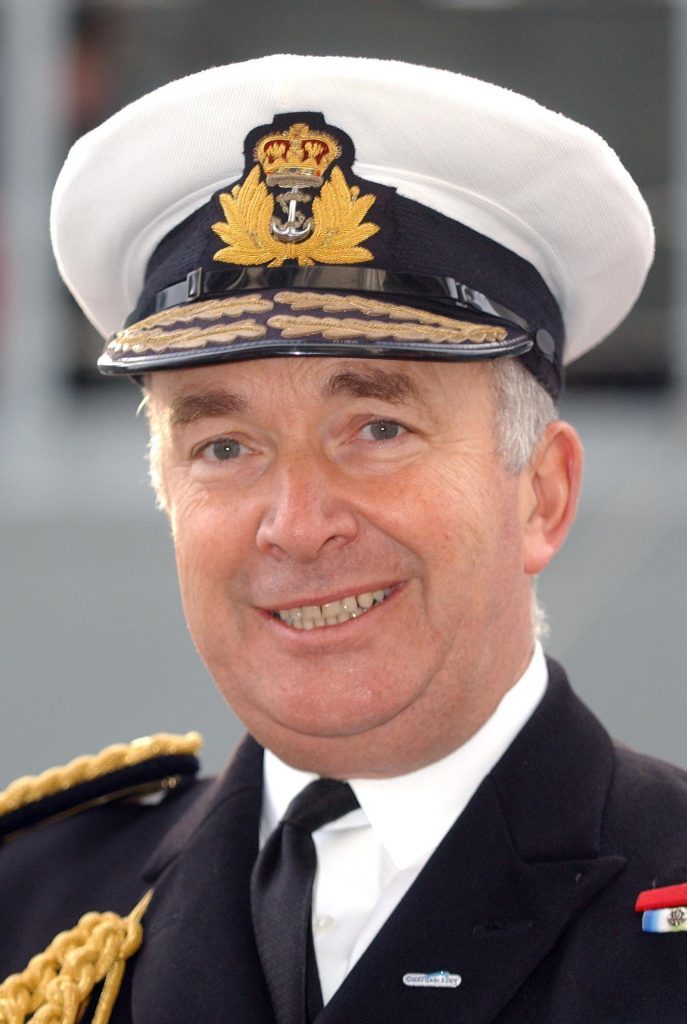 First Sea Lord Admiral Sir Alan West.