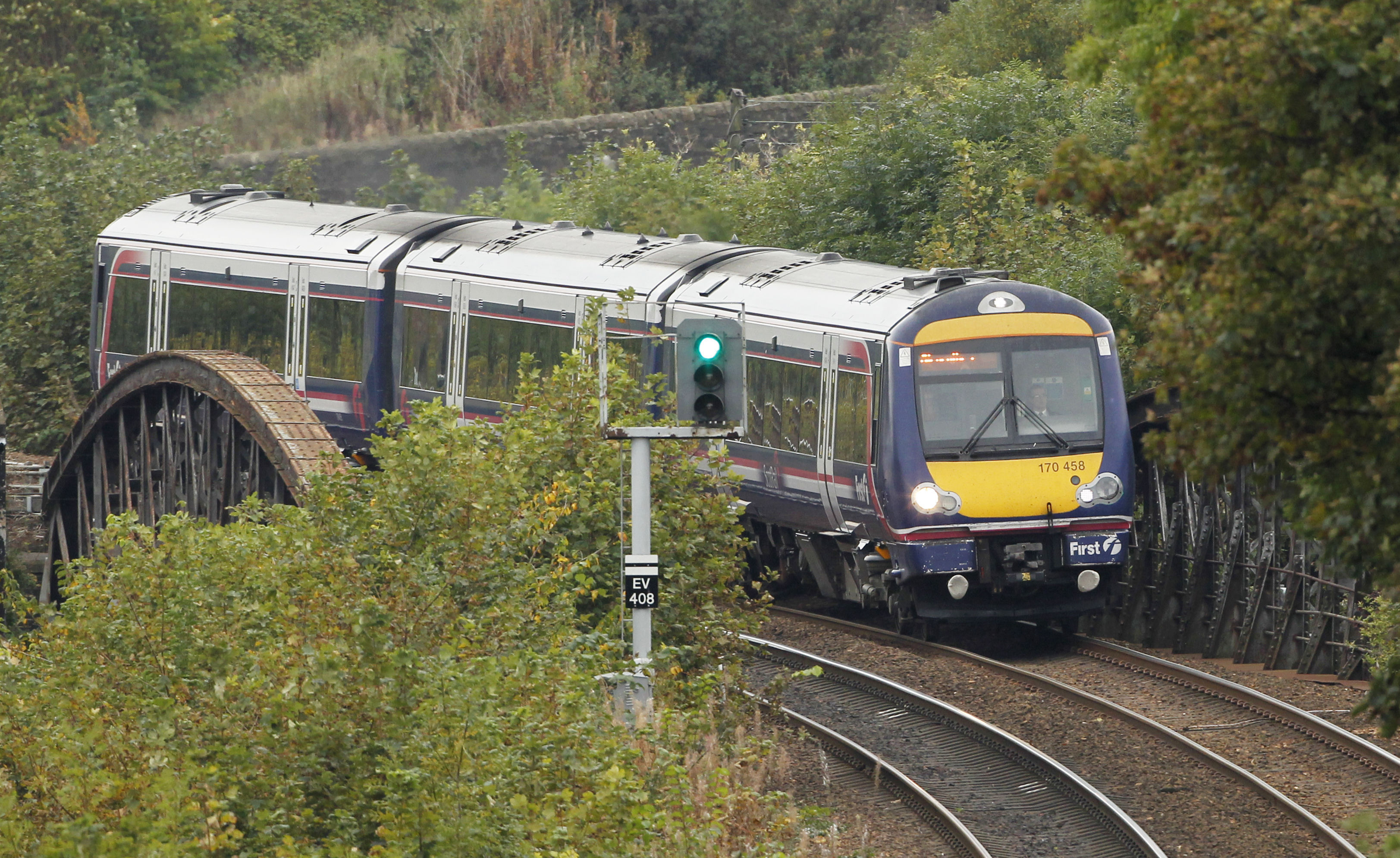 Overhanging branches have caused some delays