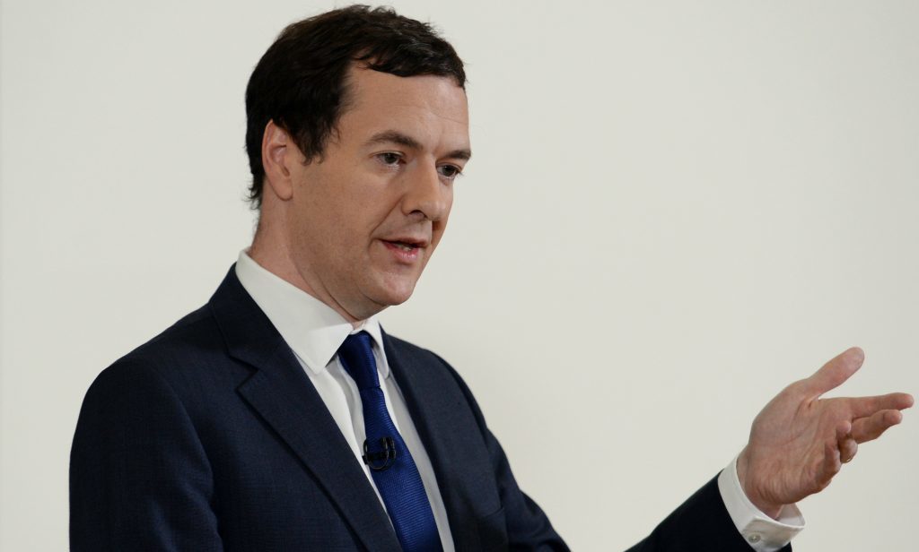 Chancellor George Osborne .