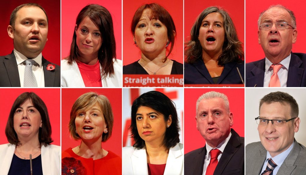 File photos of members of Jeremy Corbyn's shadow cabinet who have today resigned (top row, left to right) Ian Murray, Gloria De Piero, Kerry McCarthy, Heidi Alexander and  Lord Falconer. (bottom row, left to right) Lucy Powell, Lilian Greenwood, Seema Malhotra, Vernon Coaker and Karl Turner. PRESS ASSOCIATION Photo. Picture date: Sunday November 1, 2015. See PA story POLITICS Labour Resignations. Photo credit should read: PA Wire