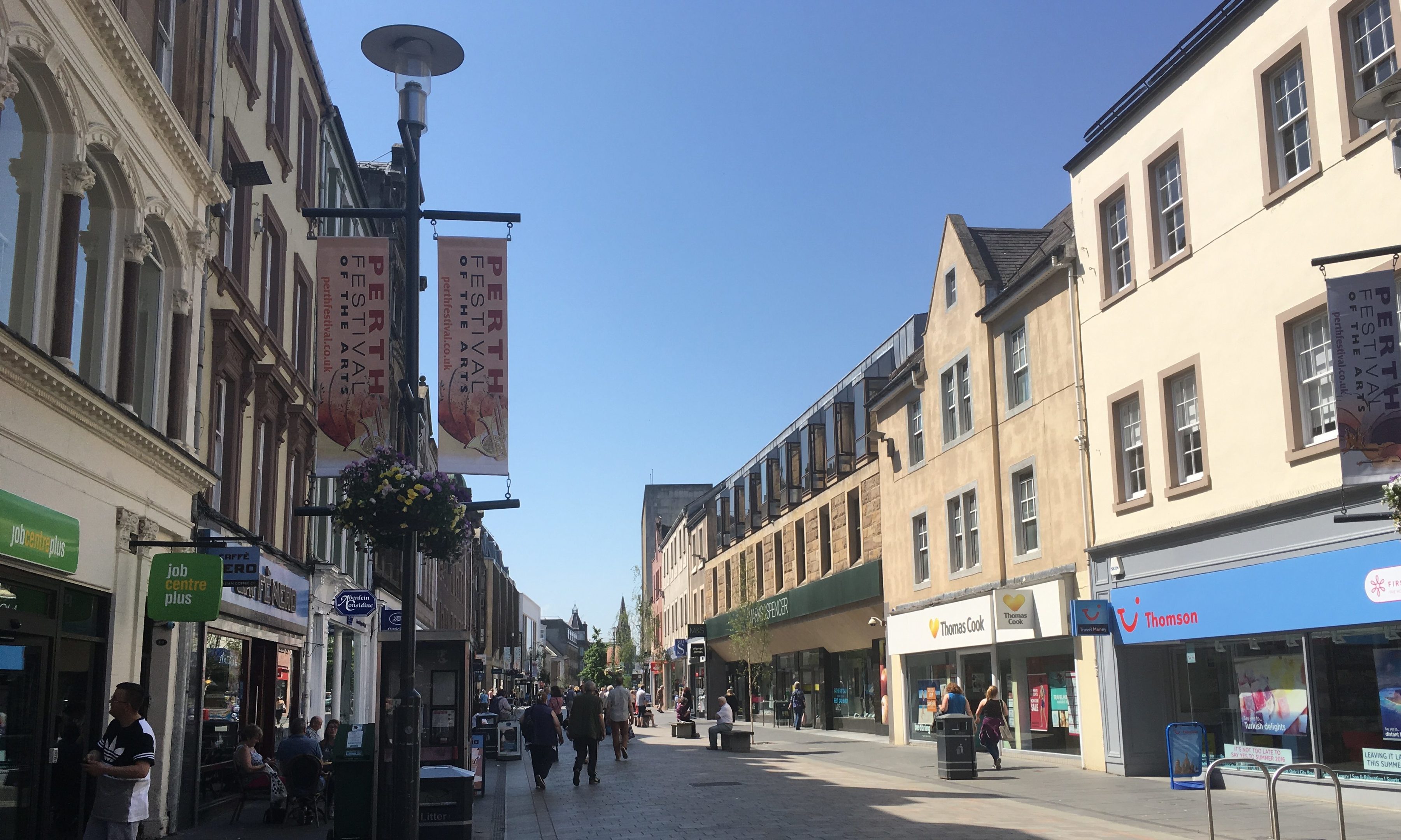 Perth High Street has seen numerous closures but also numerous new openings over the past year.