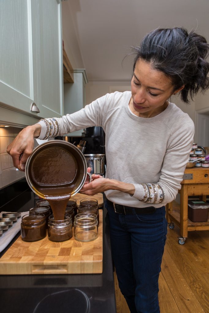 Michelle Wilkinson at work in the kitchen