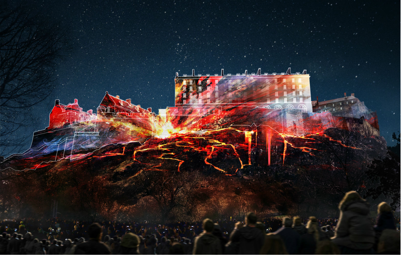 An artist's impression of Edinburgh Castle which will provide the backdrop for a spectacular show to mark the opening of this year's festival.
