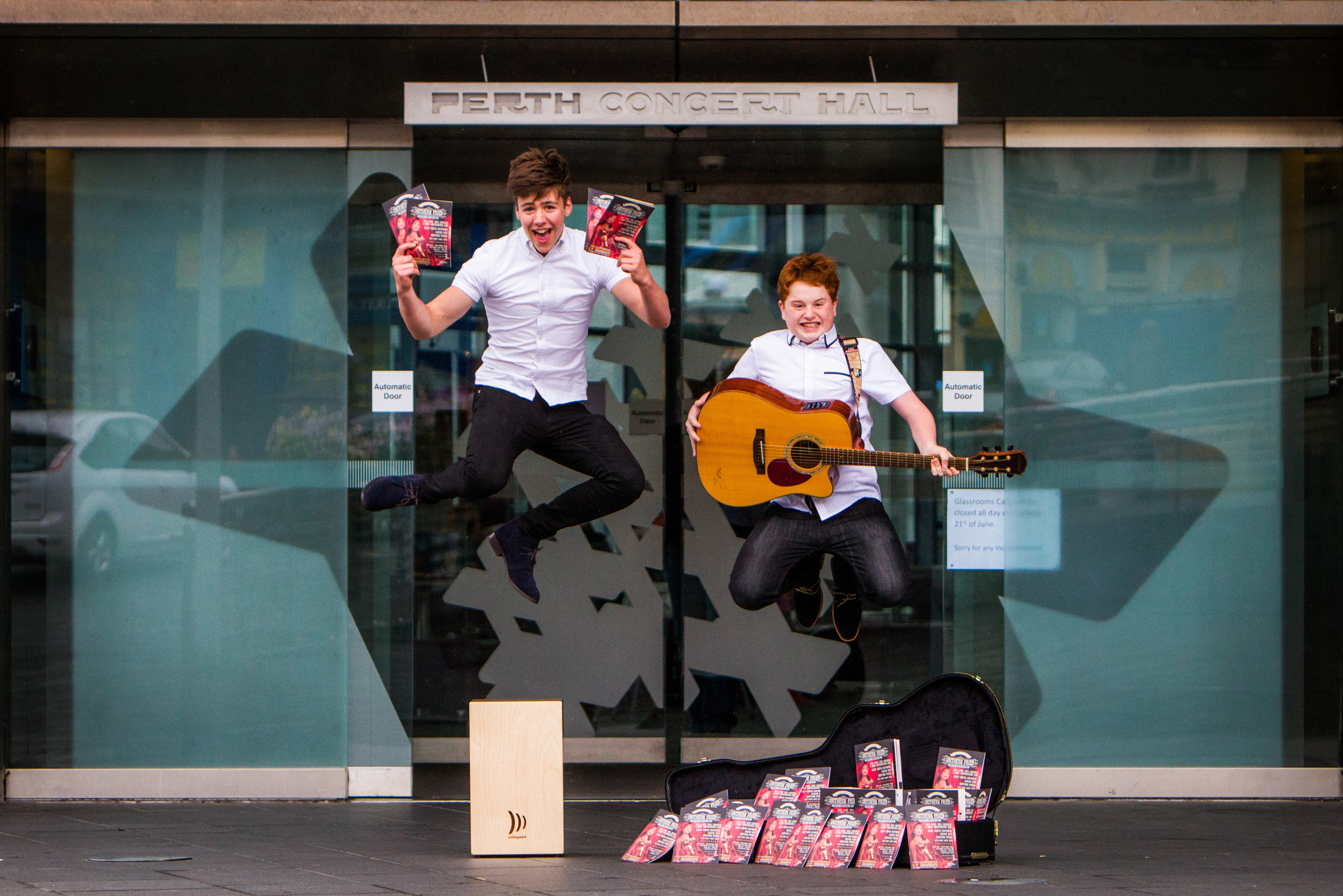 Picture shows rising stars Callum Campbell  and Malcolm Swan who perform as Løngstay.