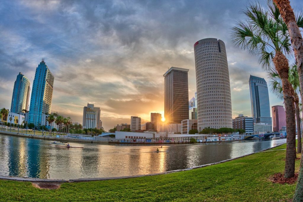 Hillsborough River at Sunrise, Tampa. 