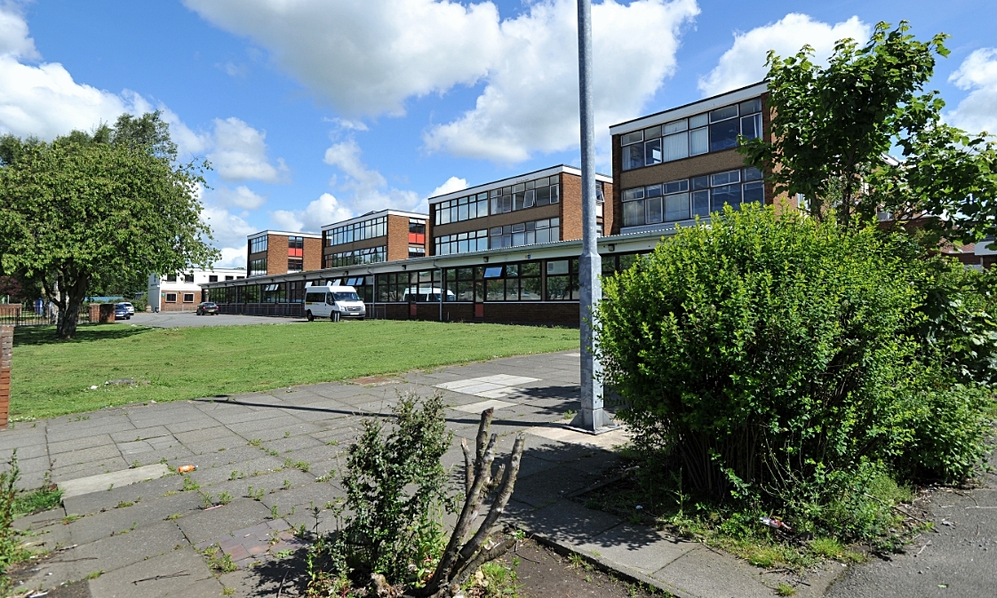 Woodmill High School in Dunfermline, which has imminent capacity issues.