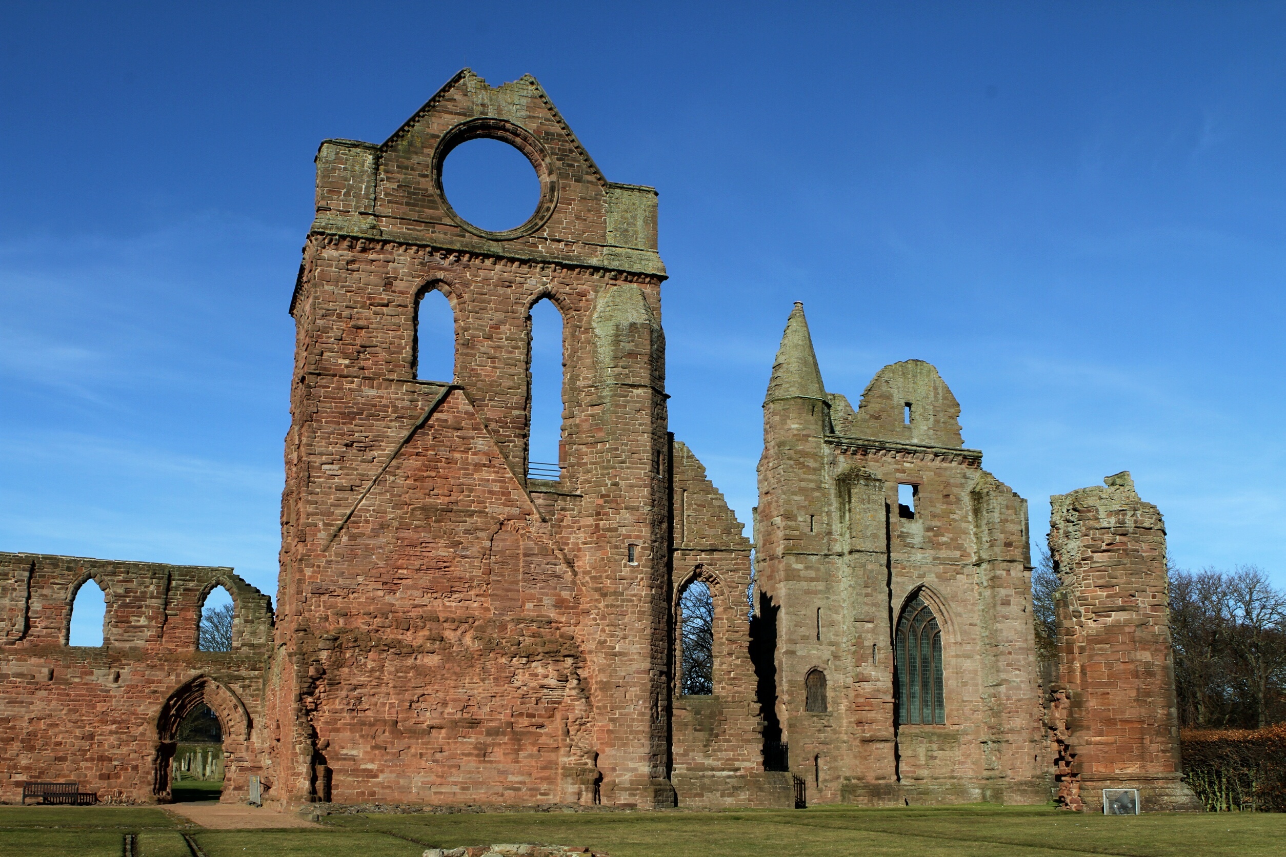 Arbroath Abbey was hit by vandals