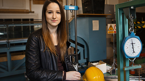 Engineering is a great option for female students at Abertay.