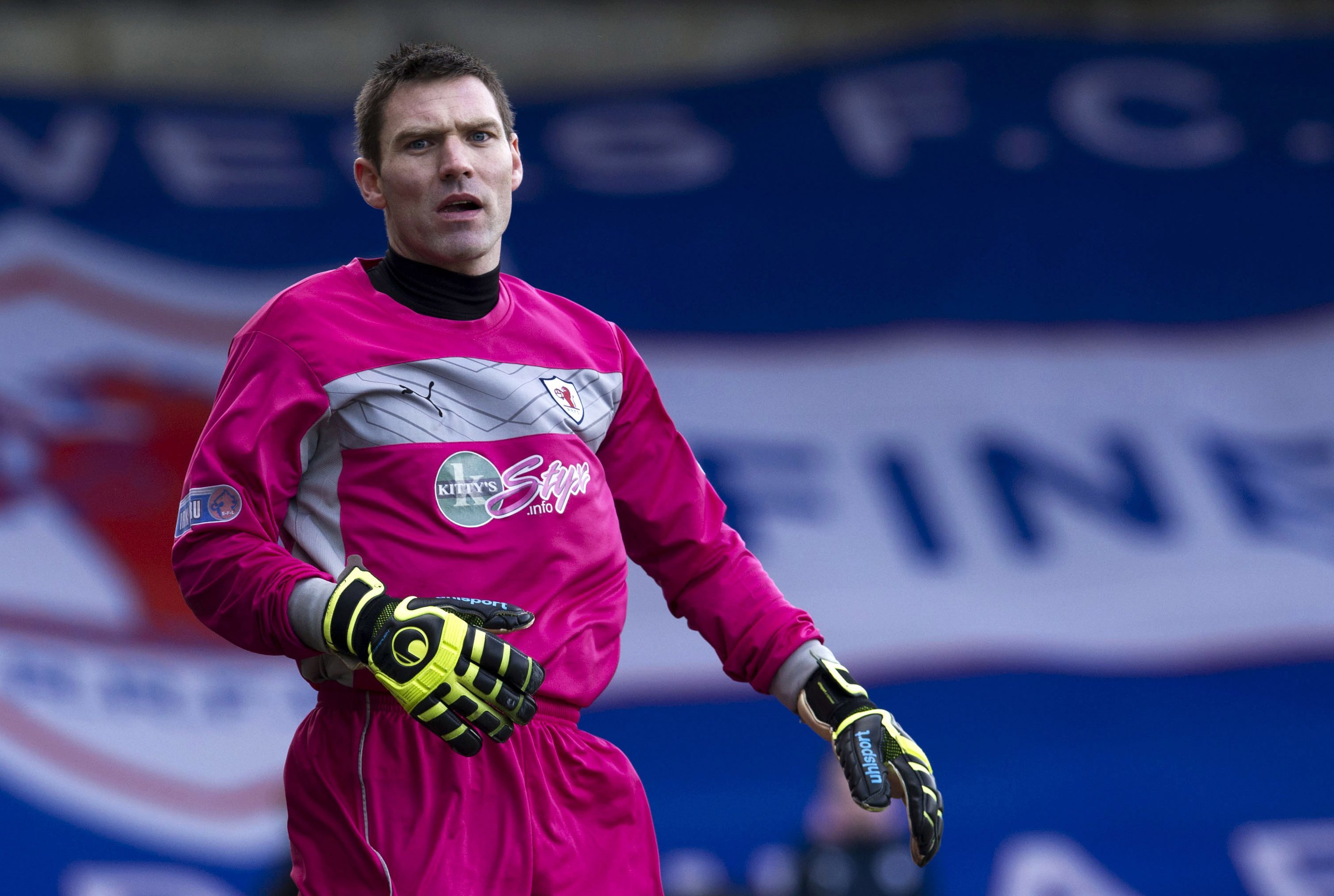 David McGurn in action for Raith Rovers.