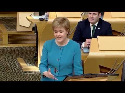 Nicola Sturgeon at First Minister's Questions