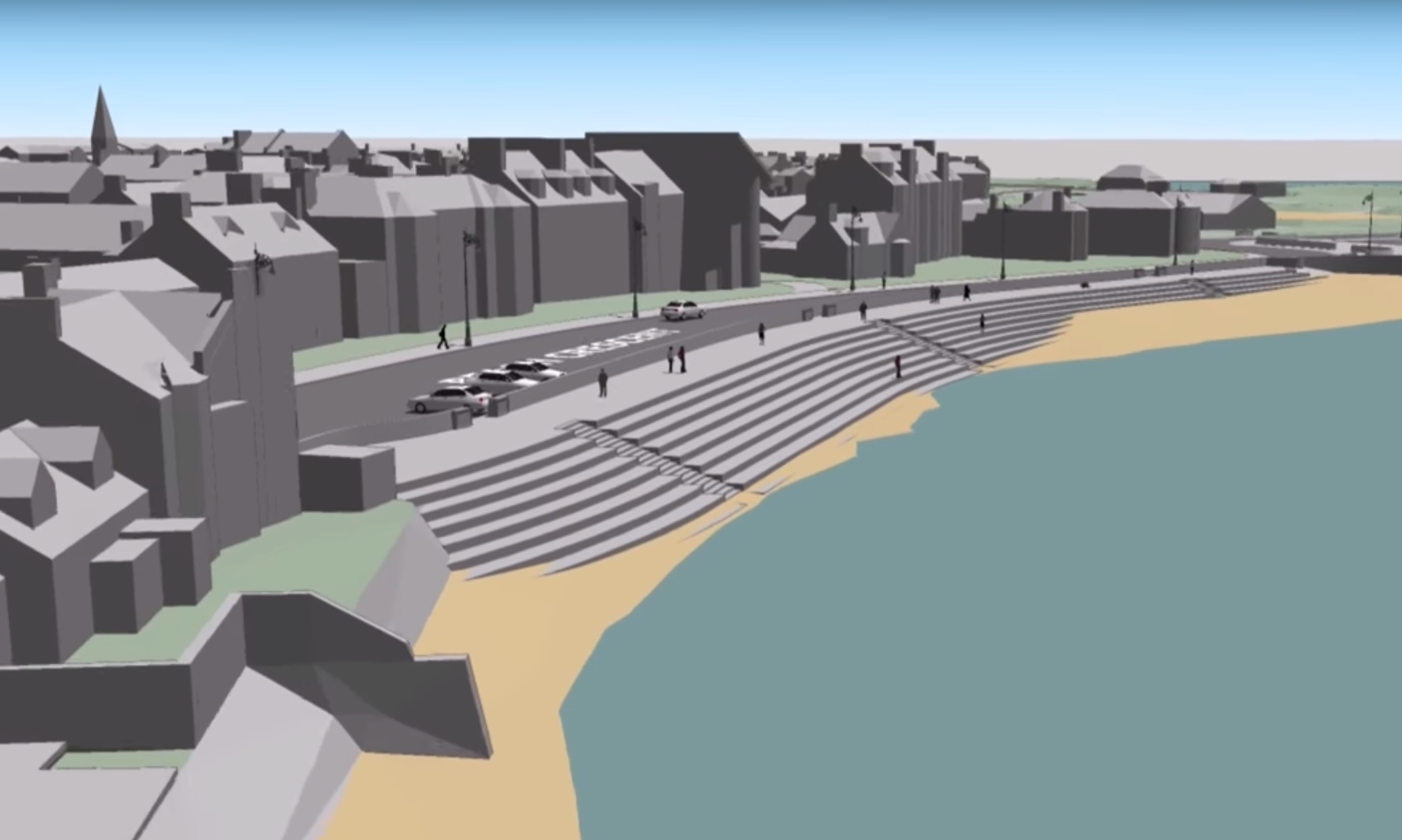 The video suggests major changes at Beach Crescent.