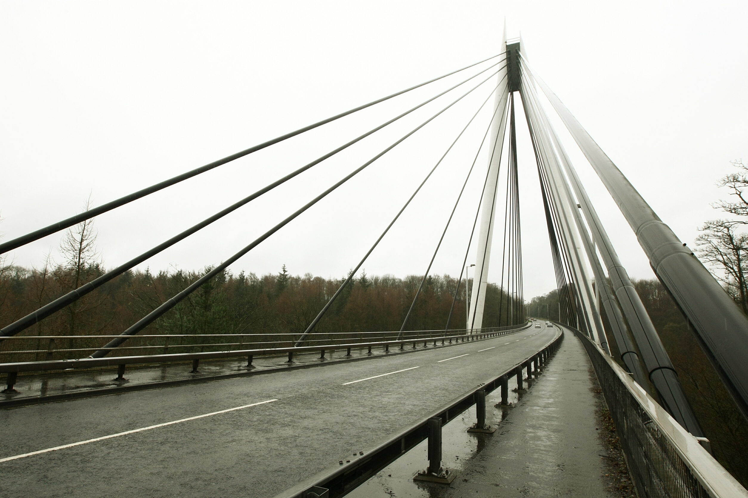 The bridge before it was damaged.