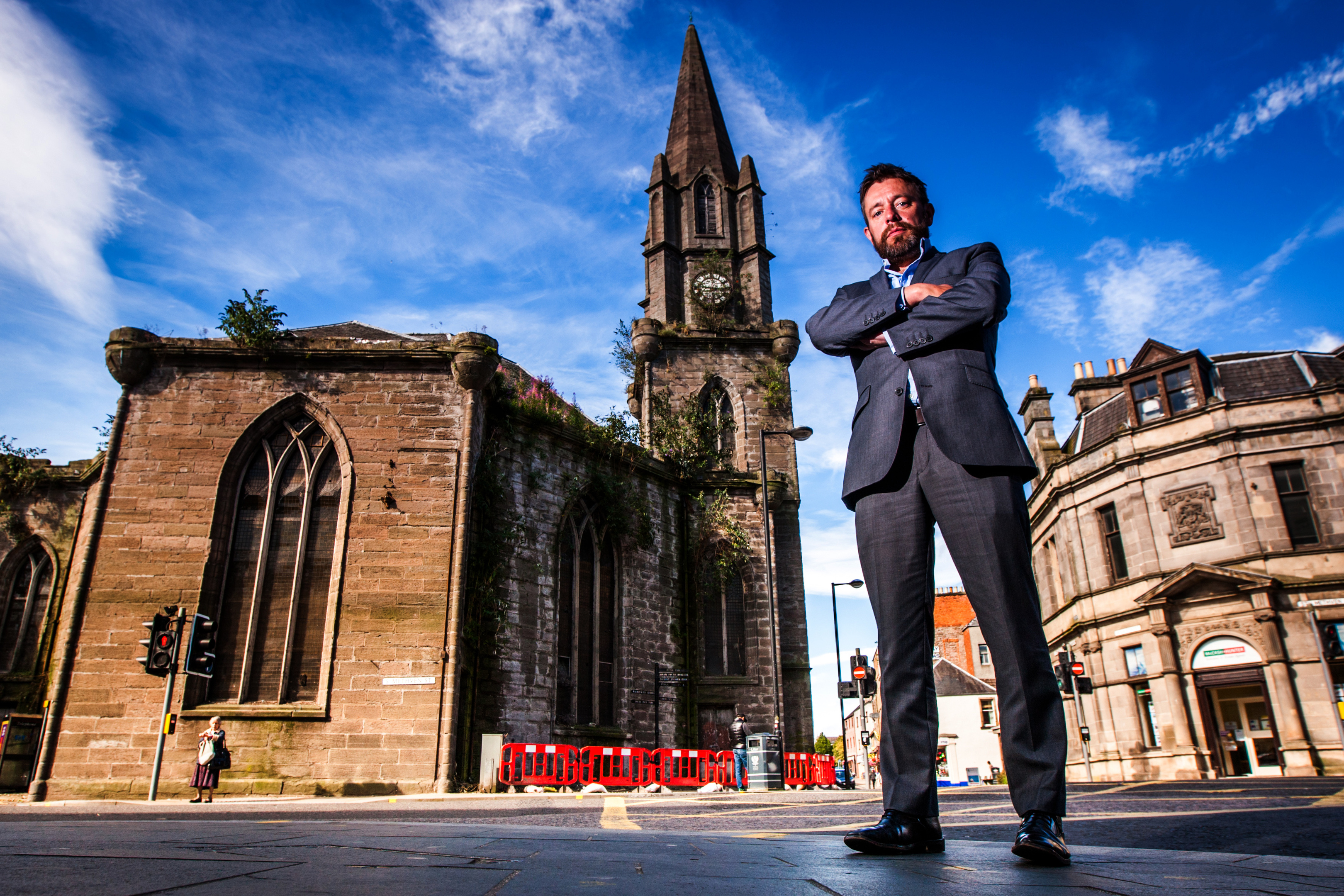 James Boyd, pictured at St Paul's Church, Perth.