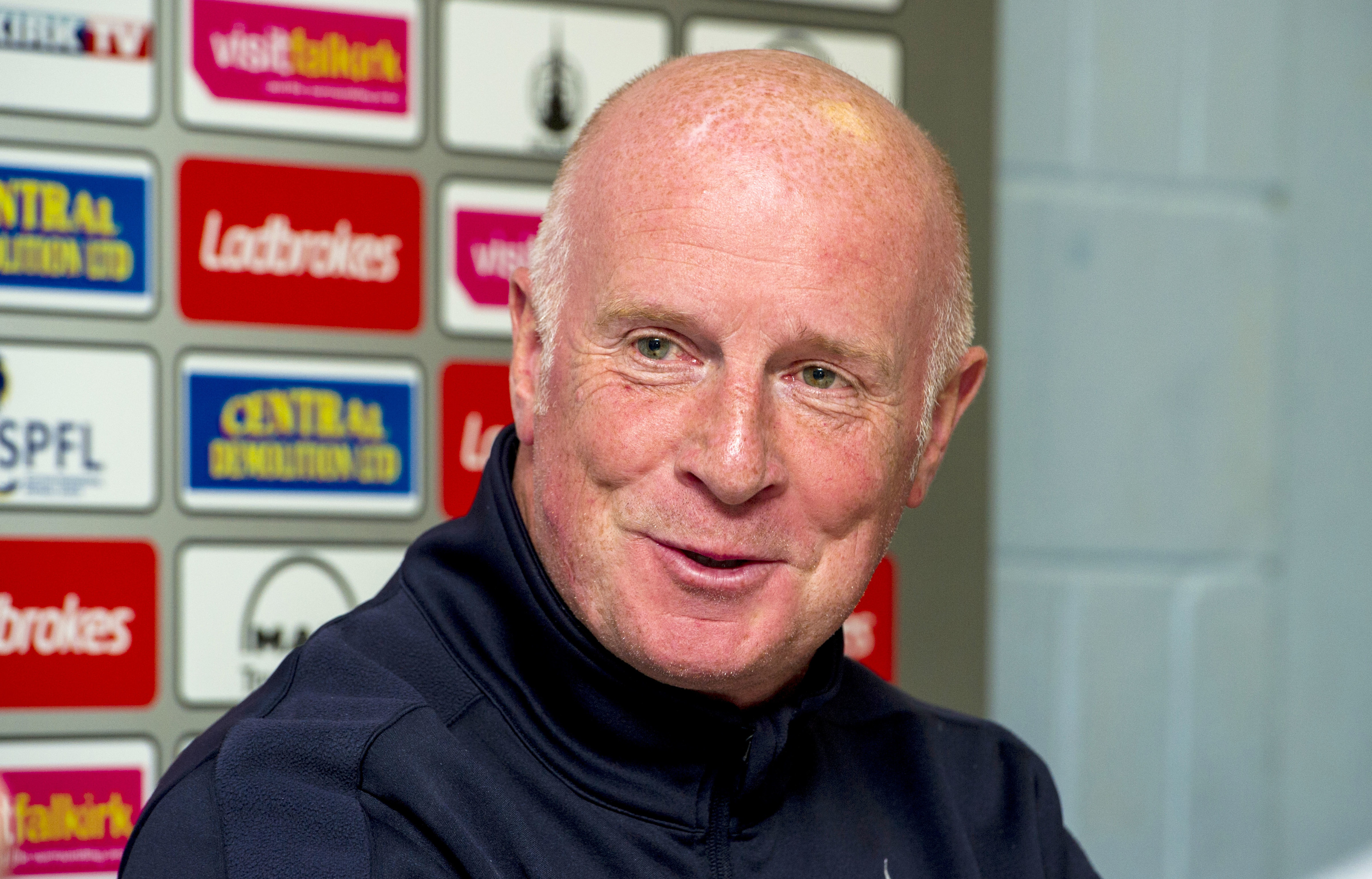 Former United boss and current Falkirk manager Peter Houston.