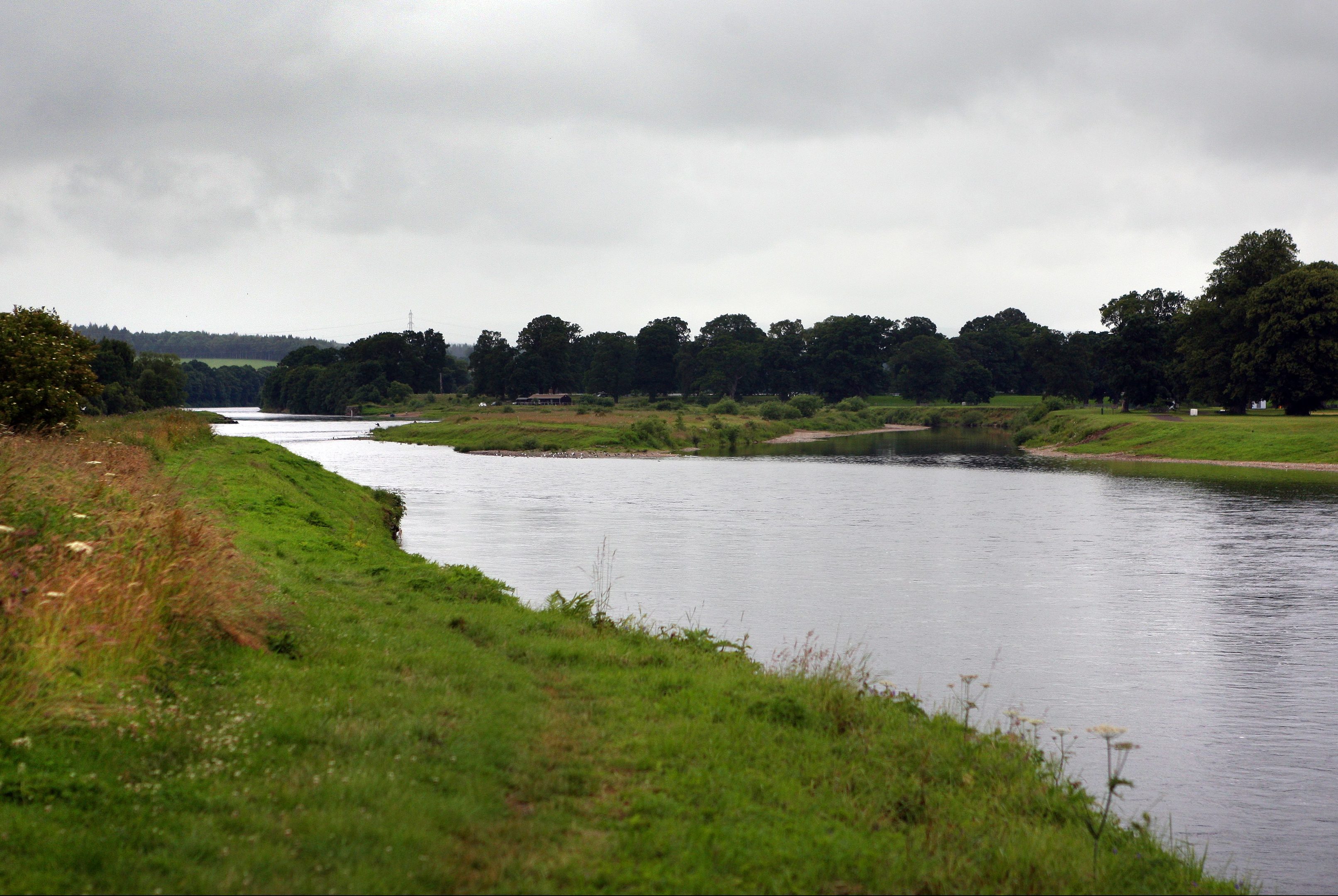 The river Tay near Muirton, Perth.