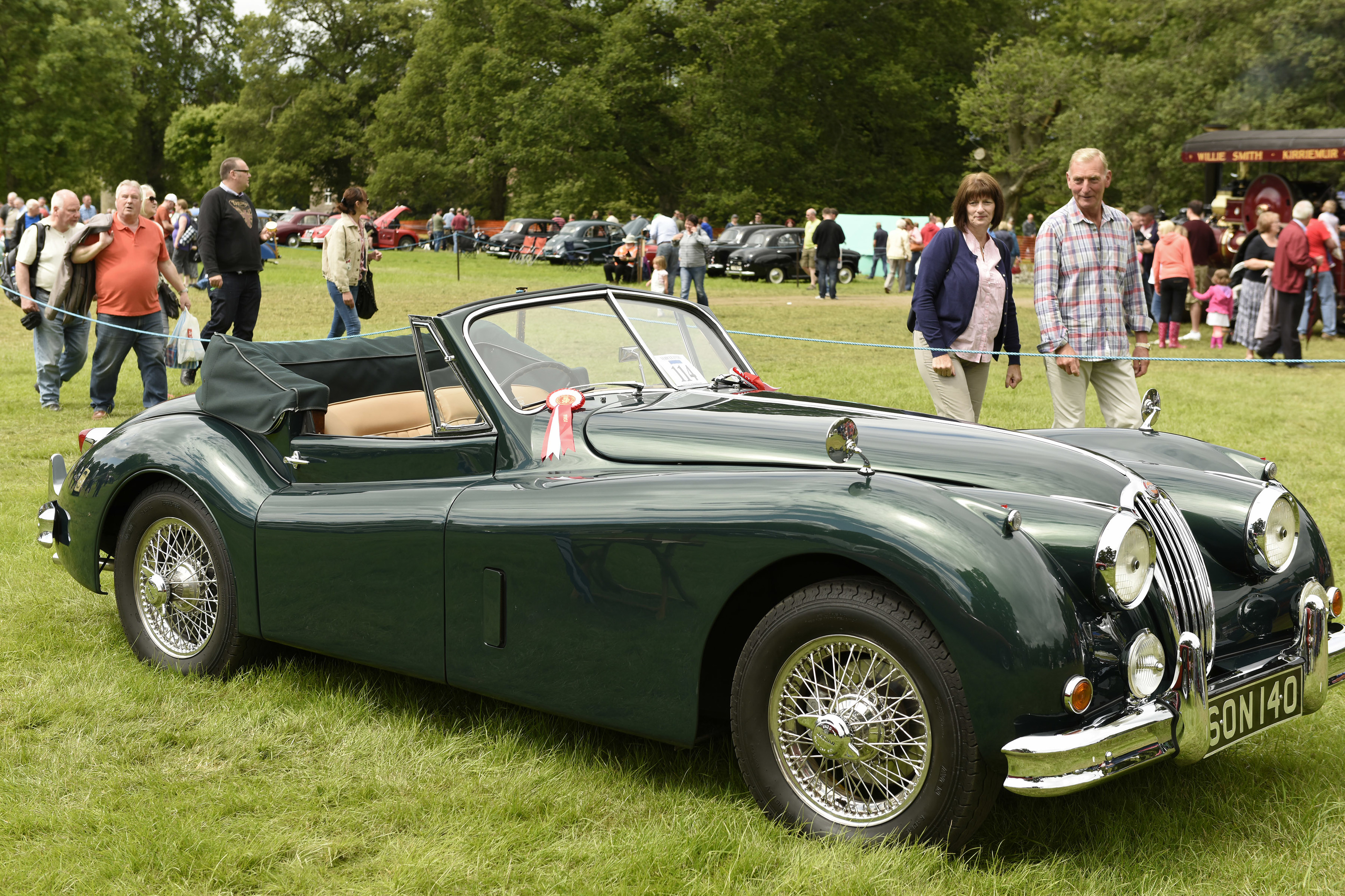 The extravaganza attracts an array of classic and vintage vehicles.