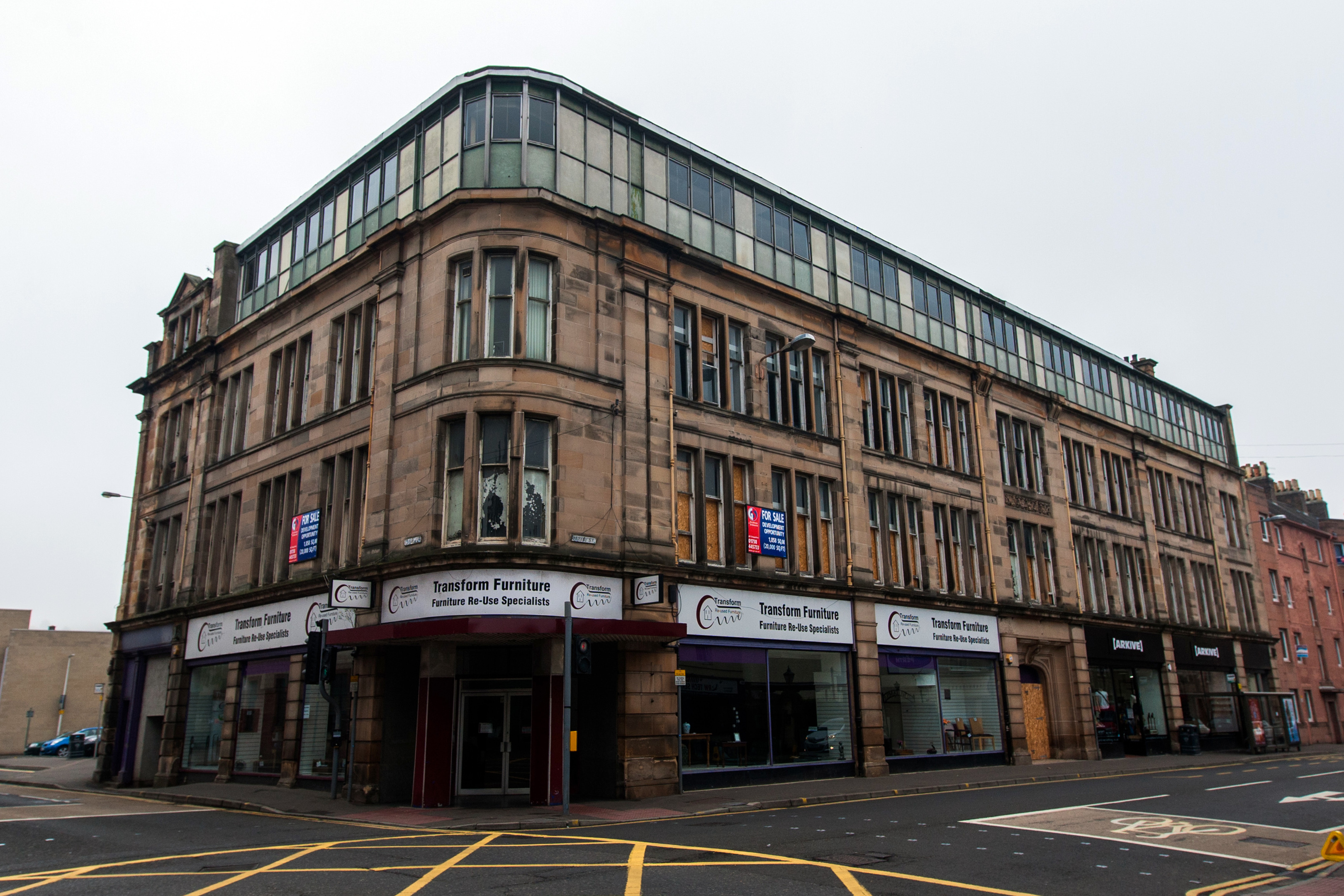 The old Cooperative Society building on Scott Street, Perth.